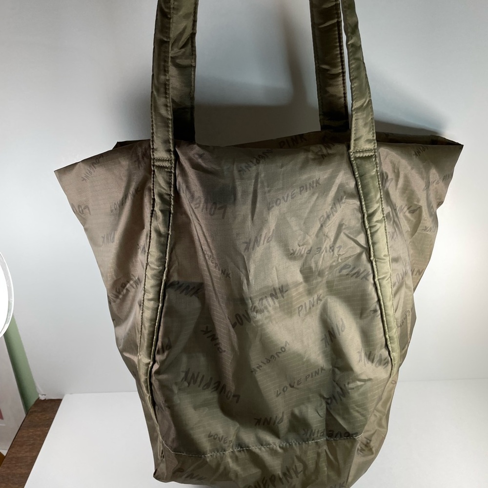 Victoria's‎ Secret Pink Weekender Lightweight Packable Tote & Pouch With Tags